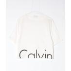 [Calvin Klein] короткий рукав футболка 4 белый мужской 