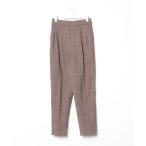 [GLOBAL WORK] в клетку брюки X-SMALL Brown женский 