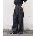 ワイドパンツ スラックス パンツ FREAK'S STORE/フリークスストア タック スラックス/ワイドパンツ レディース