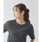 tシャツ ジャガードプルオーバー半袖/661237 レディース