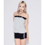  tube top bare top Wide Belt Frill Tube Top / широкий ремень tube top 