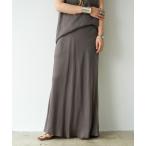 スカート *Cupro maxi スカート