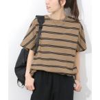 tシャツ 「追加2」フレンチスリーブボーダーTシャツ レディース