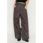 スラックス パンツ TEXTURED STRAIGHT PANTS テクスチャ―ドストレートパンツ 夏服 秋服 レディース