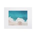  постер [BREE POORT /b Lee * порт ]DRONE PRINT BLUE HAWAII коврик принт (8×10 inch)