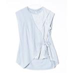 [RUIRUE BOUTIQUE] безрукавка tops S голубой женский 