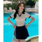  купальный костюм body type покрытие купальный костюм body type покрытие Polo способ полоса боковой do Lost бикини раздельный танкини [Y2Kga- Lee ] женский 