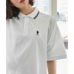 [U.S. POLO ASSN.] рубашка-поло с коротким рукавом L белый мужской 