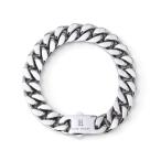 [LION HEART] браслет ONE SIZE серебряный мужской 