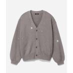 [HARE] вязаный кардиган MEDIUM серый мужской 