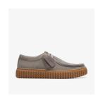 [Clarks] туфли без застежки UK6 серый мужской 
