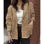 �R�[�g �A�E�^�[ cord embroidery mesh lace shirt JK ���f�B�[�X