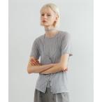 tシャツ 半袖 LAYERED CUT TOPS/レイヤードカットトップス レデ