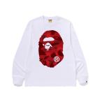 tシャツ COLOR CAMO BIG APE HEAD LS TEE メンズ 