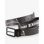 [ARMANI EXCHANGE] ремень FREE черный × белый мужской 