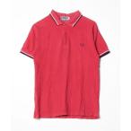 [FRED PERRY] рубашка-поло с коротким рукавом S красный мужской 