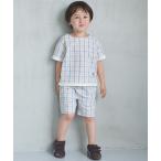 セットアップ 「藤本美貴コラボ」BOYSチェックセットアップ キッズ 子供服 男の子