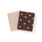  полотенце vare комплект банное полотенце Mini Heart Brown 