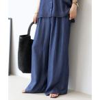 ワイドパンツ パンツ テンセルデニムツータックワイドパンツ レディース