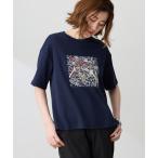 tシャツ 半袖 「イラストレーターコラボ」マップモチーフプリントTシャツ「接触冷