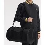 フレッドペリー ドラムバッグ 「先行予約受付中」Black Canvas Large Barrel Bag／ブラックキャンバスラージバレルバッグ メンズ レディース