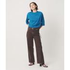  широкий брюки джинсы Denim Denim брюки [upper hights]THE NIECE MID RISE Denim брюки / темно-коричневый 