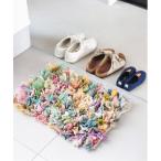  ковер коврик [ утилизация ткань *35×50cm][yao] - India Bushy Rug M Whitish - Индия. - gire... Minya g