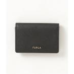 [FURLA] футляр для карточек - черный женский 
