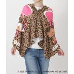 выгоревший на солнце участок Hello Kitty охлаждающий полотенце пончо LEOPARD BR