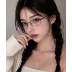  модные очки без линз очки очки [Bls][ZA][Bling Leads] маленький . metal стакан / раз нет очки (BL) женский мужской 