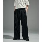  слаксы WOOL BLEND 2 TUCK SLACKS / шерсть Blend 2 tuck слаксы мужской женский 