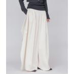  широкий брюки брюки classy tuck asymmetry drape pants( Classy tuck asimeto Lead re-p брюки ) женский 