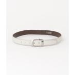 [BURBERRY BLACK LABEL] ремень - белый мужской 