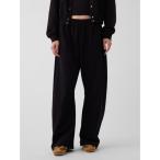  широкий брюки тренировочный брюки джерси French Terry GAP NYC Logo Roo z Fit barrel тренировочный брюки женский 