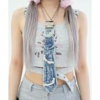  галстук [dollslutz]chuuni denim tie /[ доллар z rats ]. 2 Denim галстук 