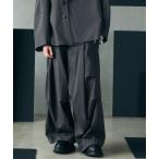  широкий брюки слаксы [UNISEX]One Tuck Prime-Wide Snow Slacks/ one tuck prime широкий snow слаксы [MAISON SPECIAL/ mezzo n специальный ]