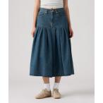  Denim юбка Levi's/ Levi's yoke юбка в складку 