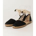 [UGG] Flat сандалии 23cm черный женский 