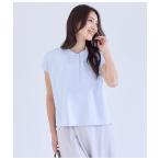tシャツ 半袖 「遮熱」プレーディング天竺 レース衿付き2WAYプルオーバー レ
