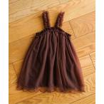 ワンピース スカラップチュールワンピース キッズ 子供服 女の子