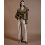  брюки Flower Embroidery Velour Easy Pants/ цветок embro Ida Lee велюр легкий брюки женский 