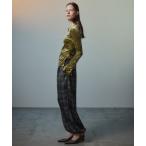  брюки Satin Check Easy Pants/ атлас проверка легкий брюки женский 