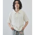  рубашка-поло короткий рукав Relaxed Fit Jacquard Skipper Polo / relax Fit Jaguar do Skipper Polo мужской женский 
