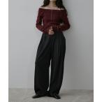  широкий брюки слаксы брюки two tuck атлас Roo z слаксы брюки женский 