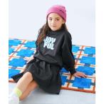 セットアップ 「イージーウォッシュ」 長袖Tシャツ＆スカート ガールズセットアップ(インパンツ付き) キッズ 子供服 女の子