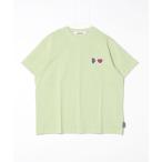 t рубашка MSB heart patch logo tee мужской 