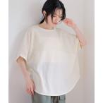 tシャツ ダブルフロントレース切り替えプルオーバー レディース