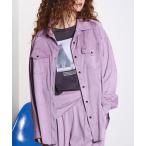 ブラウス シャツ FAUX SUEDE SHIRT レディース