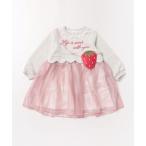 ワンピース イチゴポシェワンピ キッズ 子供服 女の子