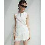 タンクトップ ノースリーブ LACE TANK TOP レディース